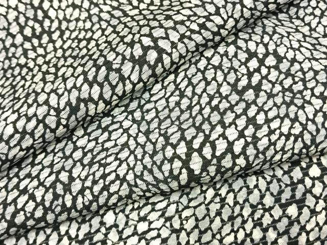 長閑やかさ屋御召しもの＊夏物 小紋 絽 氷欠けら文 正絹 珠玉 AABF5838fy