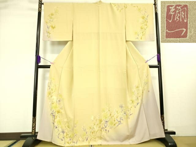 楽天市場】平和屋本店□極上 京友禅工芸作家 小宮山彌一 訪問着 花鳥文