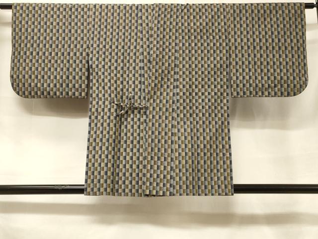 長閑やかさ屋御召しもの＃道中着 紬地 透かし彫り柄 正絹 珠玉 CABF1400インチ