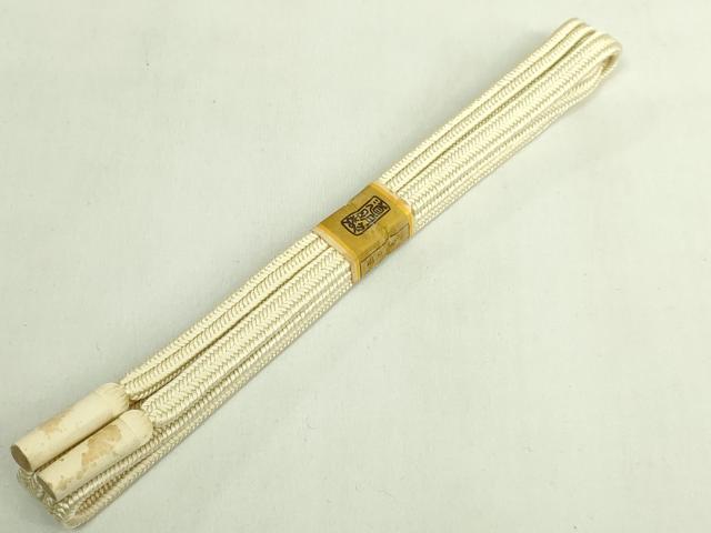 平和屋着物●極上　有職組紐道明　帯締め　冠組　石黄　宮内庁御用　国立博物館御用　東京芸術大学御用　逸品　未使用　DZAA11910kh6｜平和屋