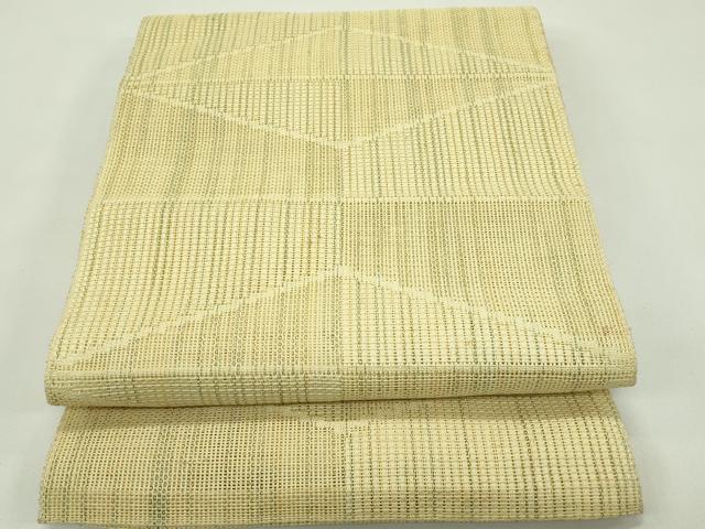 長閑やかさ屋御召しもの＊夏物 八寸名古屋帯 市松菱文様 CABG7427rv