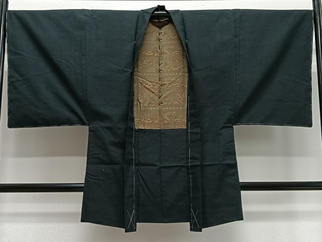 平和屋着物&infin;男性　長羽織　紬地　百入茶色　正絹　逸品　未使用　CABE4991ua｜平和屋 14,768円