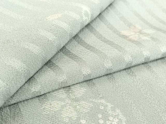 平和屋着物▽上質な小紋　単衣　雪輪花文　正絹　逸品　AABH5621jh｜平和屋 24,375円