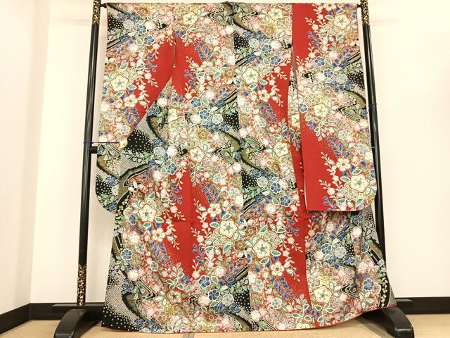 平和屋着物●豪華振袖　辻が花　金彩　正絹　逸品　AABF0376fy｜平和屋 29,250円
