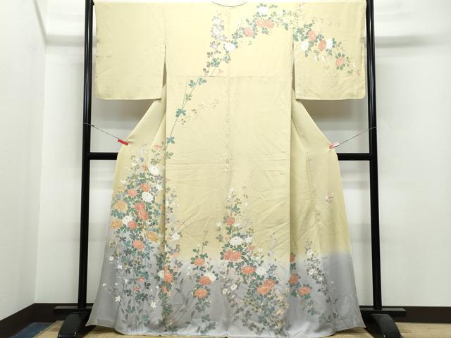 ＊ノンタン＊訪問着 正絹 鈴乃屋誂製 鈴ガード 京加賀友禅 「峰粋」極美品 ノンタン＊訪問着 正絹 鈴乃屋誂製 鈴ガード 京加賀友禅 「峰粋」極美