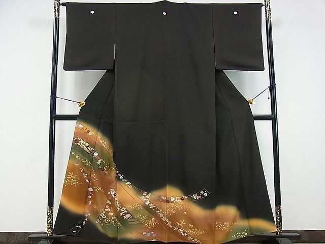 楽天市場】平和屋着物○銀座きしや 総刺繍 黒留袖 中国三大刺繍 相良