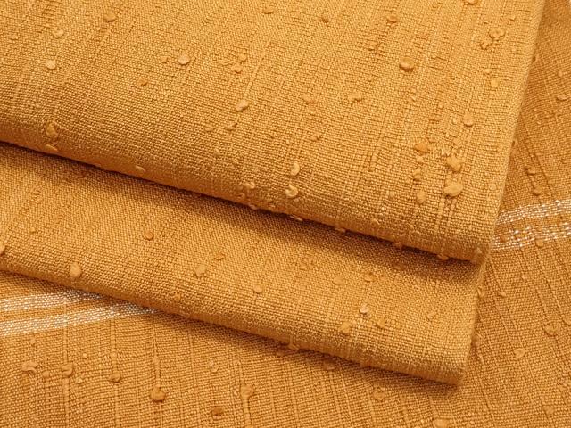 【新品・未使用】浦野理一　色無地　経節紬　茶色 楽天市場】平和屋本店□極上 浦野理一 型染め 経節紬 九寸名古屋帯