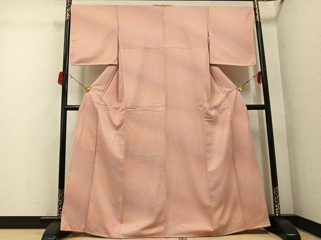 平和屋着物●上質な小紋 霞文 暈し染め 霞文 正絹 逸品 未使用 AABG9553ph|平和屋