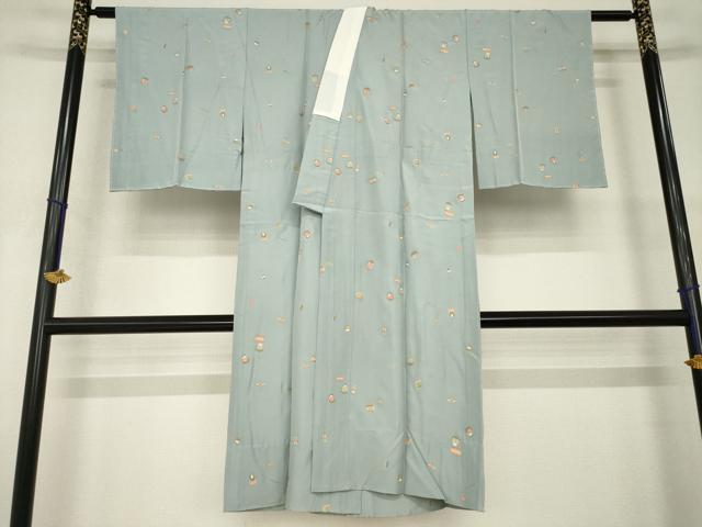 長閑やかさ屋御召しもの●長襦袢 無双仕立てもの ひな祭り 正絹 珠玉 AABI0779ck