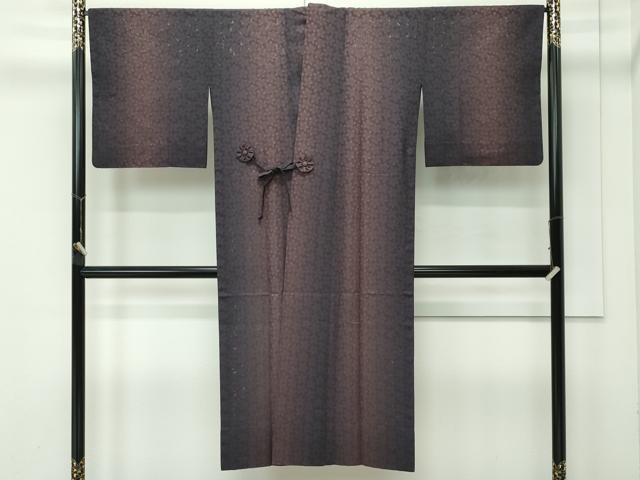 長閑やかさ屋御召しもの▽飛び切り スリー時節 春夏秋 塵除け 道中着 ロング丈 花紋紗 暈し染め 珠玉 CZAA4533s6