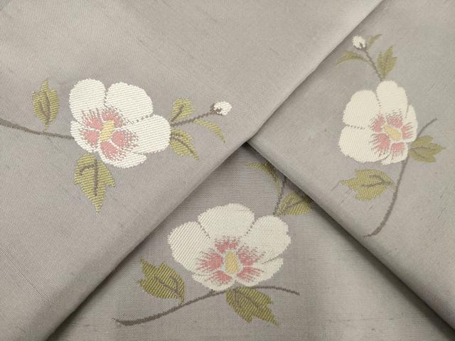 平和屋着物●上質な紬　舞花文　正絹　逸品　AABF1825ck｜平和屋 24,375円