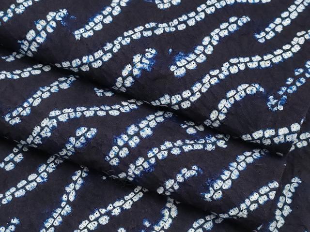 平和屋着物∴夏物 浴衣 有松鳴海絞り 流水文様 綿 逸品 CABE9169ng|平和屋