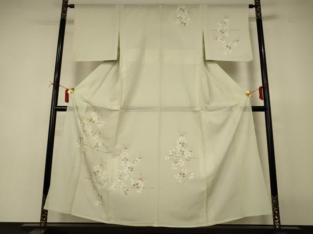平和屋着物*夏物 訪問着 絽 刺繍 萩文 金彩 正絹 逸品 AABI7823jd|平和屋