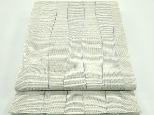 長閑やかさ屋お召しもの＊夏物 八寸名古屋帯 立涌文様 正絹 珠玉 CABG7304rv