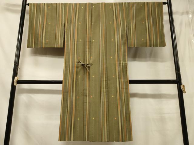 平和屋着物＃道中着　間道　ロング丈　正絹　逸品　CABE5368in｜平和屋