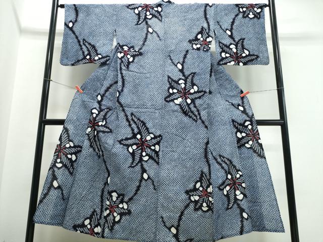 平和屋着物&there4;夏物 浴衣 有松鳴海絞り 舞花文 綿 逸品 CABE9050ng｜平和屋