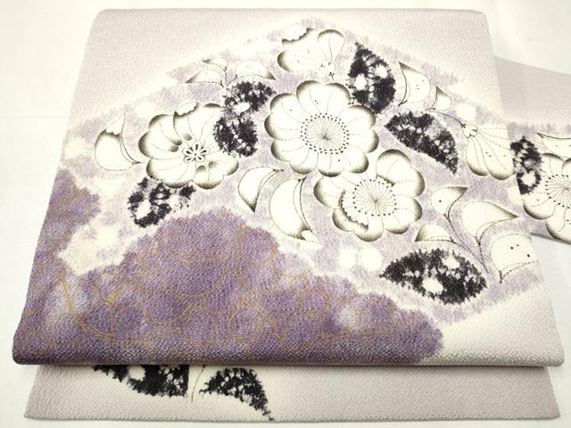 楽天市場】平和屋本店□希少 染色作家 山本由季 九寸名古屋帯 紬地 兎