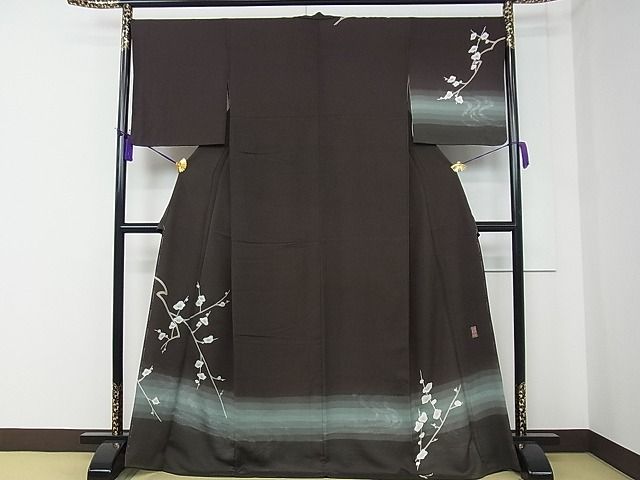 平和屋本店■極上　七代目　冨家伊兵衛　とみや織物　訪問着　お召地　クロード・モネ　睡蓮　反端付き　銀鼠色地　逸品　CYAA2832s5 楽天市場】平和屋本店□極上 七代目 冨家伊兵衛 とみや織物 訪問着