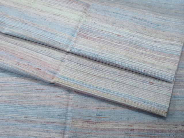 楽天市場】平和屋着物○紅花紬 米沢 間道 正絹 逸品 AAAY9057ck : 平和屋