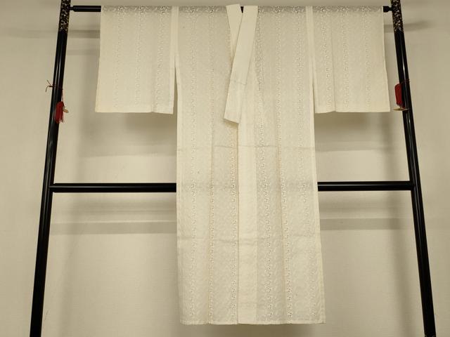 長閑やかさ屋御召しもの＊夏物 長襦袢 総スピード競技 顕花植物文 ひな鳥色 綿 珠玉 AABI7897jd