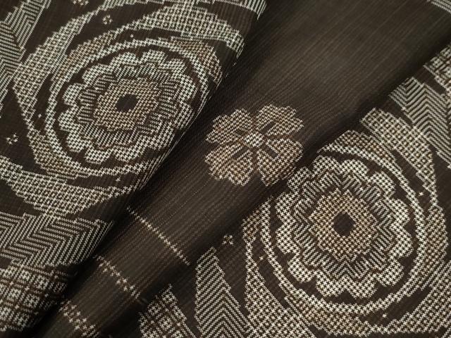 楽天市場】平和屋着物○本場大島紬 割り込み絣 花鳥屏風文 正絹 逸品