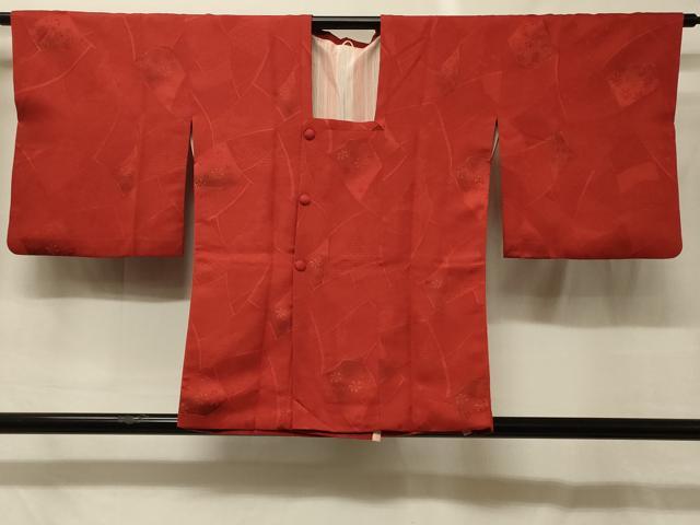 長閑やかさ屋御召しもの＃道行厚地の外套 地紋起こし 切嵌花文 暈し染め 正絹 珠玉 CABG8074インチ