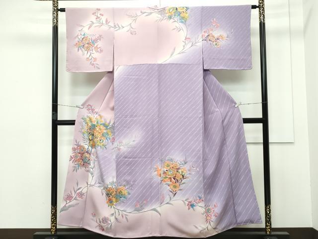 楽天市場】平和屋本店□極上 創業460年・千總 訪問着 駒刺繍 枝椿文 暈