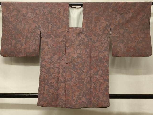 平和屋着物#道行コート 更紗花文 正絹 逸品 CABF1519in|平和屋