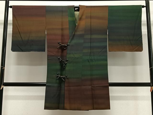 平和屋着物&infin;道中着　霞文　暈し染め　ロング丈　正絹　逸品　未使用　CABG3691ua｜平和屋