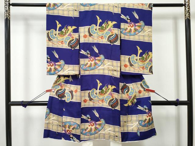 平和屋着物[]お宮参り　男の子　祝着　産着　初着　のしめ　龍　兜　逸品　DABE7282ma｜平和屋