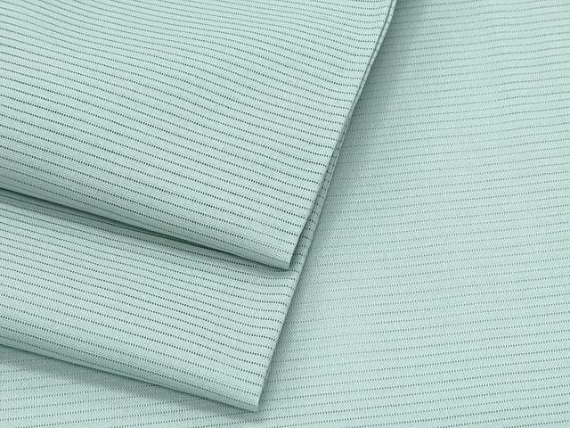 長閑やかさ屋御召しもの＊夏物 色無地 絽 青磁薄墨色 洗える御召しもの CABH3893th