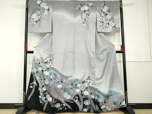 平和屋着物●訪問着　作家物　孝美　辻が花　暈し染め　正絹　逸品　AABG3553cs｜平和屋