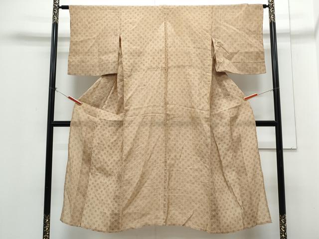 長閑やかさ屋御召しもの＊夏物 小千谷ちぢみ 吉祥文 麻 珠玉 CABH3901th