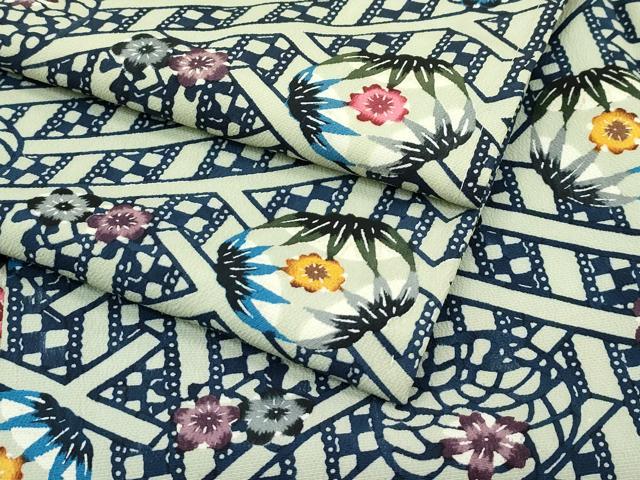 楽天市場】平和屋着物○名渡山愛夫 名渡山紅型工房 本場琉球紅型 小紋