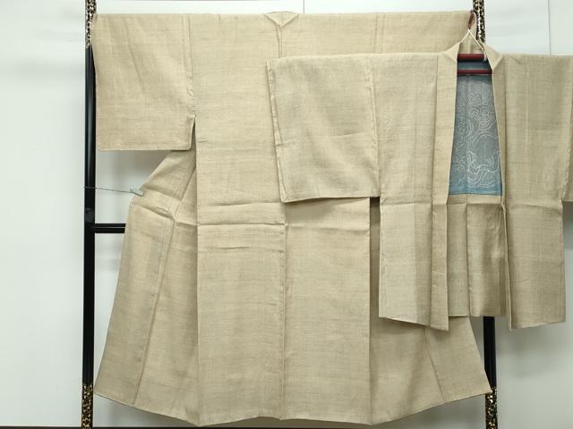 長閑やかさ屋中央局■より良い 成人男性 結城紬 合奏団 100亀甲 総端っこ 榛色地 珠玉 CZAA3232s5