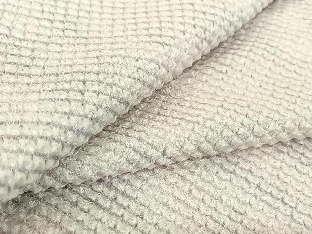平和屋着物▽上質な小紋 単衣 総絞り 霞文 暈し染め 正絹 逸品 AABI4650jh|平和屋