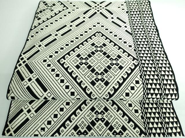 楽天市場】平和屋1□極上 長楽こぎん刺し 八寸名古屋帯 逸品3s2962