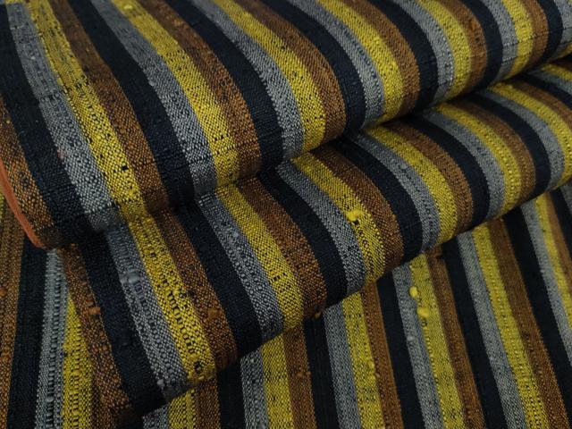 楽天市場】平和屋本店□極上 浦野理一 経節紬 縞 背抜き仕立て 逸品