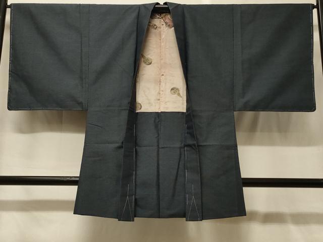 平和屋着物＃男性　本場大島紬　長羽織　80亀甲　総詰め　正絹　逸品　未使用　CABG8037in｜平和屋