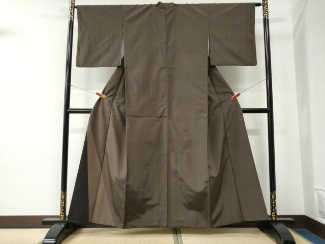 平和屋着物●本場縞大島紬　色留訪問着　縞　正絹　逸品　CABC7199yc｜平和屋