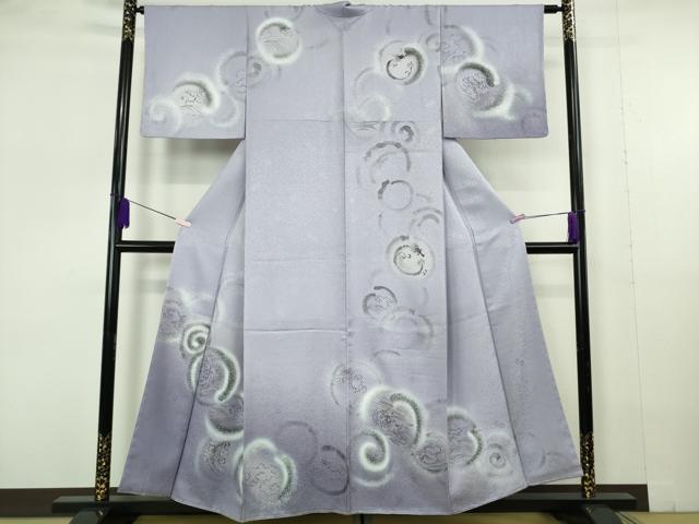 平和屋本店●極上　訪問着　手描き　龍　半色地　暈し染め　逸品　未使用　DZAB7001kh6｜平和屋