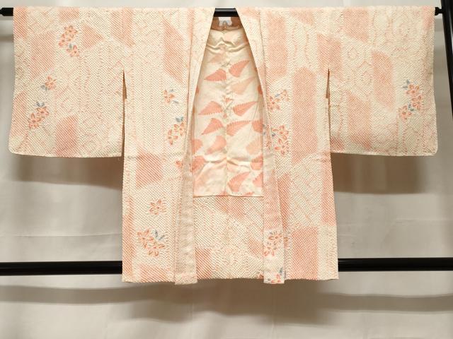 長閑やかさ屋御召しもの＃羽織 総刺しゅう 切嵌花文 正絹 珠玉 未当て嵌める CABF3928電子ボルト