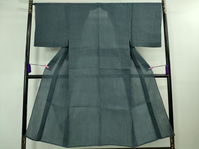 楽天市場】平和屋着物□極上 夏物 男性 本場小千谷ちぢみ 縞 藍鉄色地  