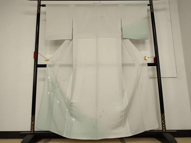 平和屋着物＊夏物 訪問着 絽 流水草花文 暈し染め 正絹 逸品 AABB5958st｜平和屋 16,380円