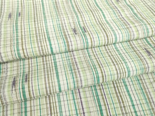 長閑やかさ屋御召しもの▽飛び切りな紬 単衣 絣文 正絹 珠玉 DABE4523az