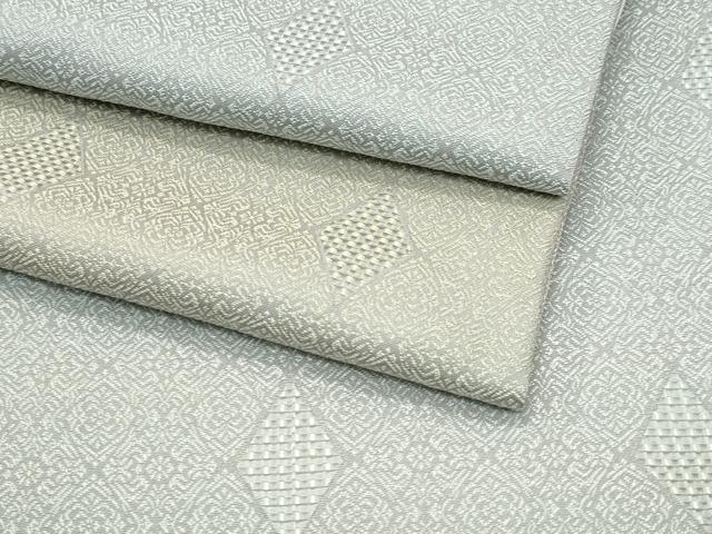 長閑やかさ屋御召しもの●飛び切り 御召しもの 花菱地紋 横段文 珠玉 CZAA5536s6