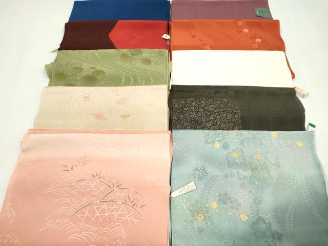 平和屋着物★和装小物 帯揚げ10枚セット 正絹 逸品 未使用 CABD8640ju