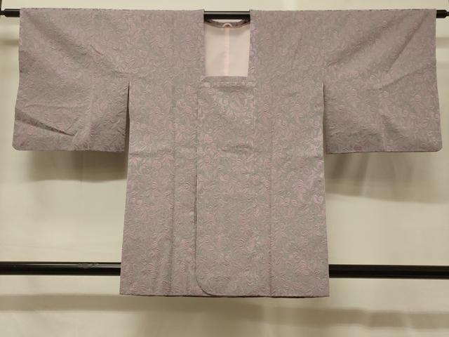 平和屋着物＃道行コート　草花文　交織　CABG8041in｜平和屋