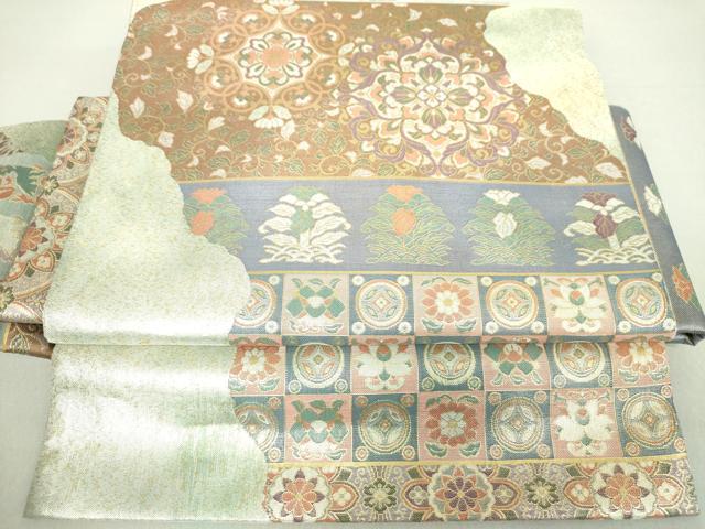 楽天市場】平和屋本店○極上 ワンタッチつけ帯 綴れ 蔦柄 金糸 やまと