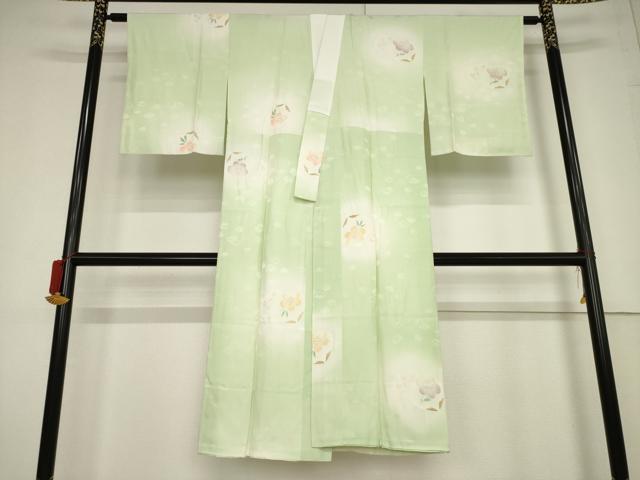 平和屋着物●長襦袢 袷 貝合わせ花文 暈し染め さが美扱い 正絹 逸品 AABF2894ck|平和屋